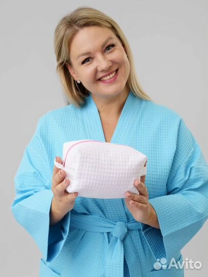 Халат банный вафельный Артикул 1416 - 1413