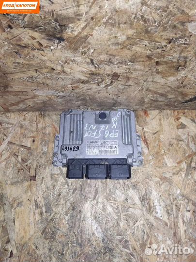 Блок управления двигателем Peugeot 9804591380