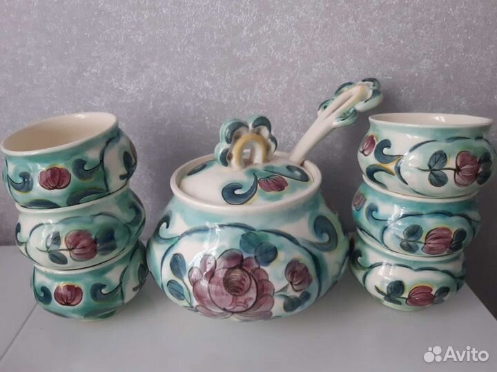 Супница с пиалами