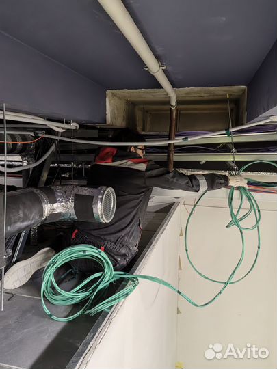 Бригада монтажников слаботочников