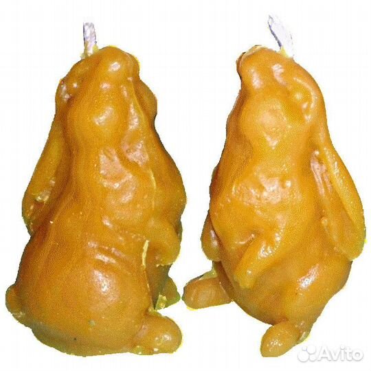 Силиконовая форма для свечей Заяц 2 (0531)