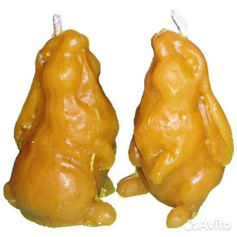 Силиконовая форма для свечей Заяц 2 (0531)