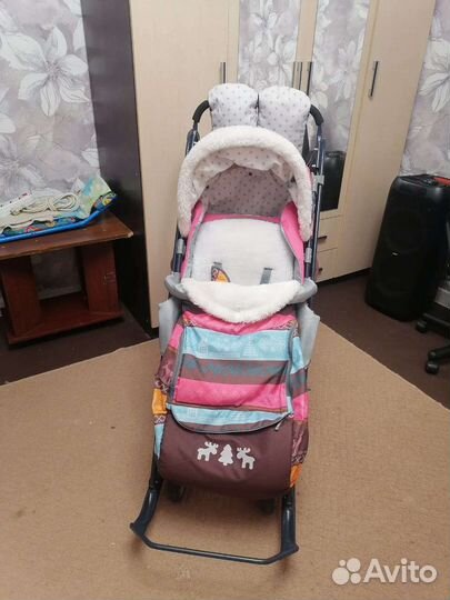 Коляска санки