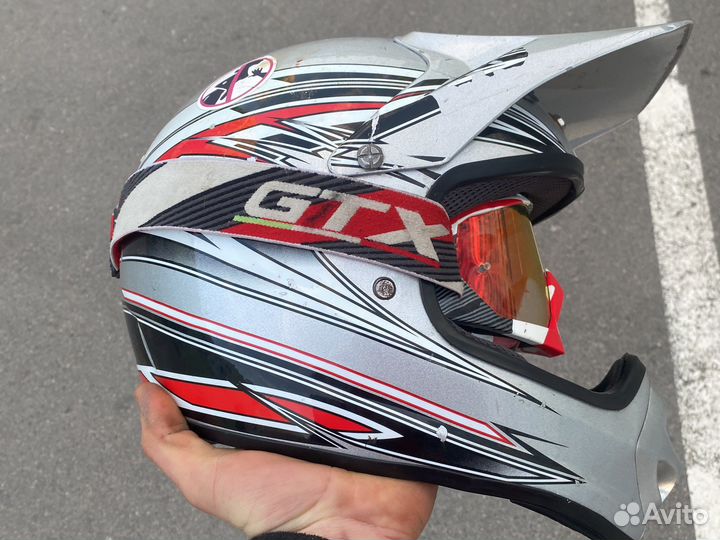 Мотошлем кроссовый