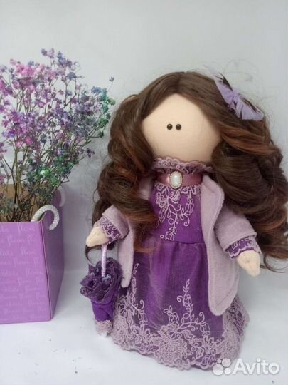 Кукла интерьерная Тыквоголовочка