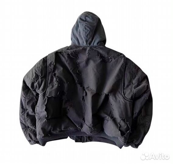 Balenciaga distressed bomber type