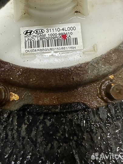 Топливный бак hyundai solaris