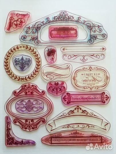 Продам силиконовые штампы и нож для вырубки