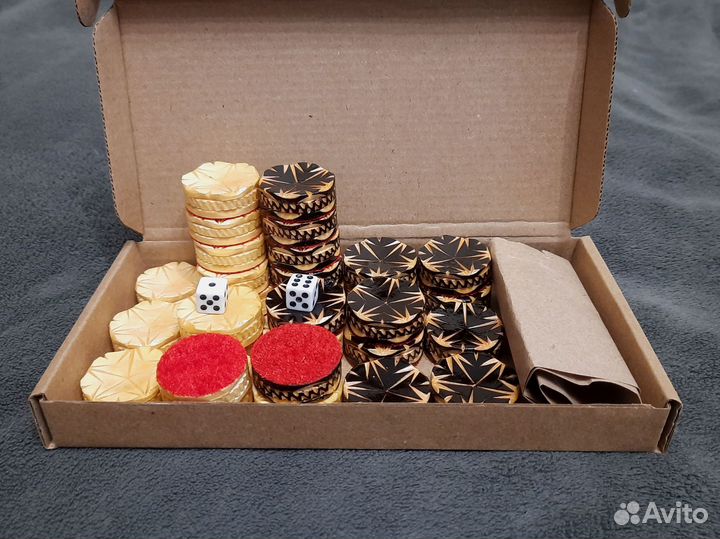 Фишки для нард ручной работы, диаметр 29-30 мм