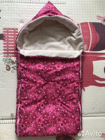 Конверт на выписку для девочки весна/осень