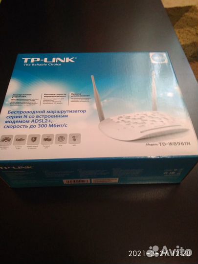 Wifi роутер tp-link модель TD-w8961N