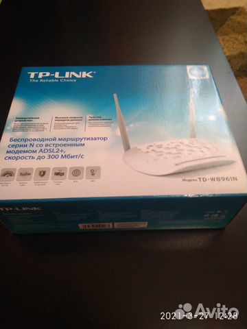 Wifi роутер tp-link модель TD-w8961N