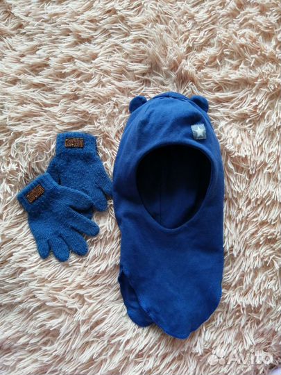 Шапка шлем 42-46р демисезонная тонкая