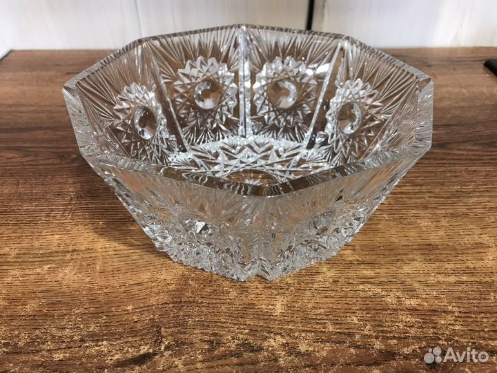 Вазы Салатники Хрусталь Винтаж