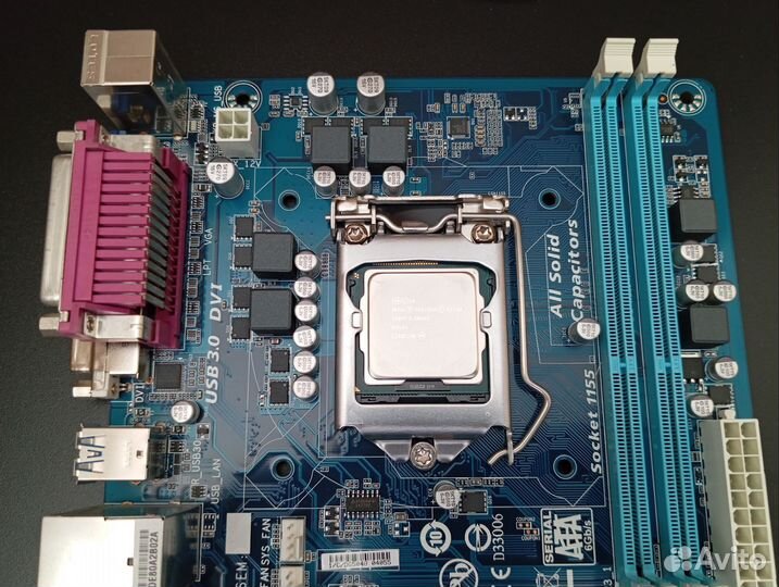 Материнская плата +процессор +кулер +память