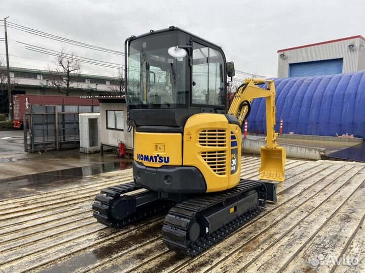 Мини-экскаватор Komatsu PC30MR-3, 2012