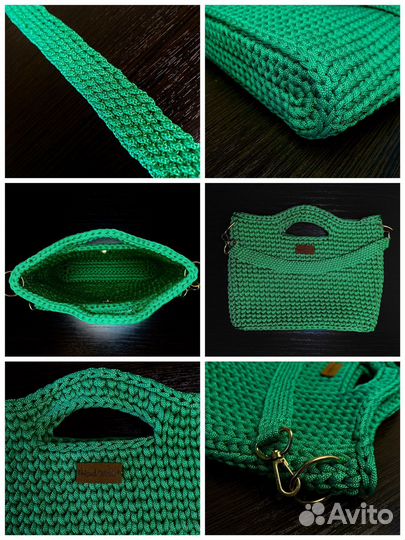 Сумка-Тоут (женская, вязаная)