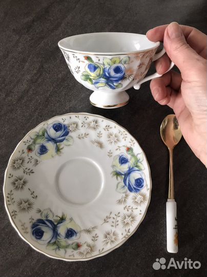 Чайная пара фарфор