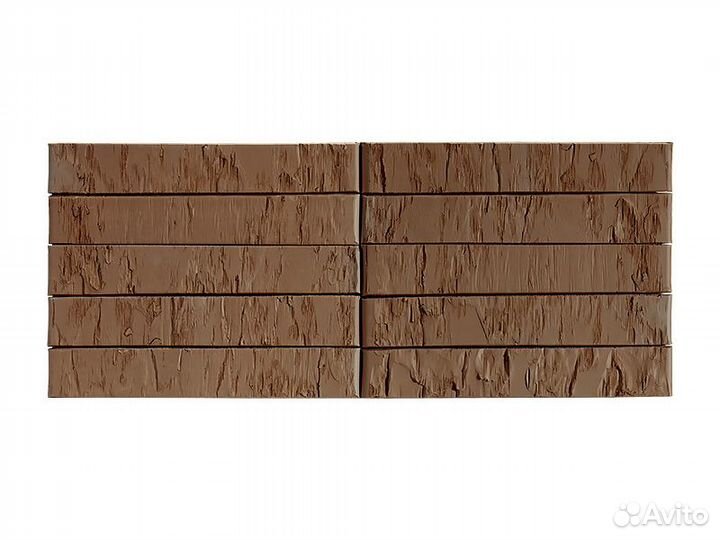 Лицевой кирпич Железногорск Коричневый Скала