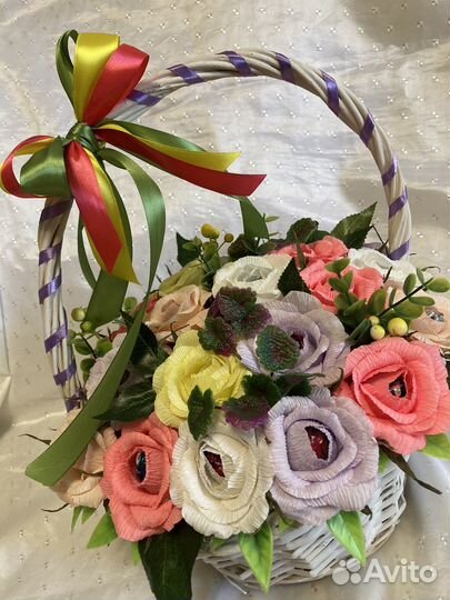 Корзина из конфет