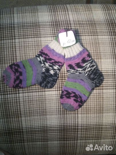 Вязанные носки детские