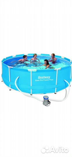 Новый В упаковке каркасный бассейн 305на100см