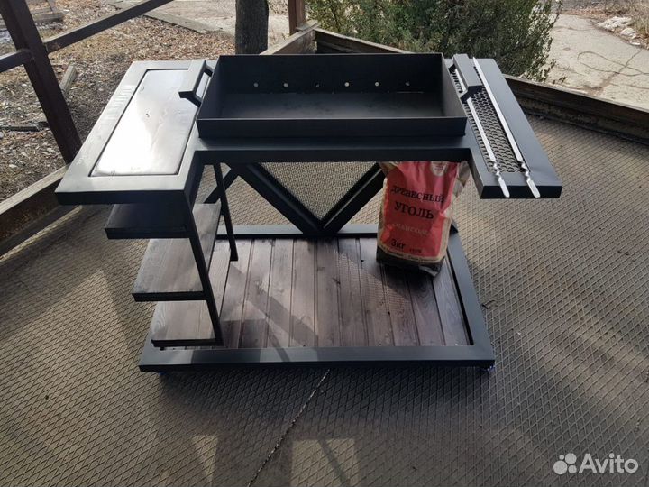 Мангал в стиле лофт