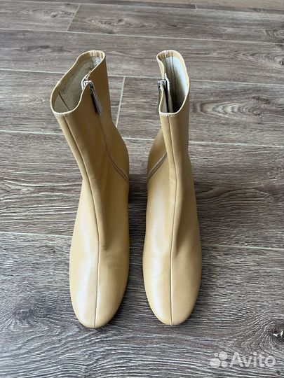 Ботинки zara 40 натуральная кожа