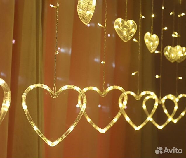 Гирлянда штора
