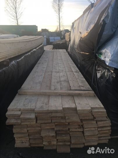 Доска обрезная хвоя 25x100x6000