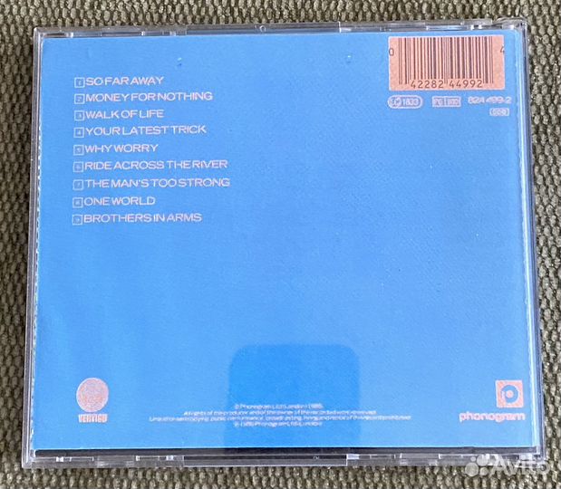 Cd диски с музыкой Dire Straits Brothers in Arms