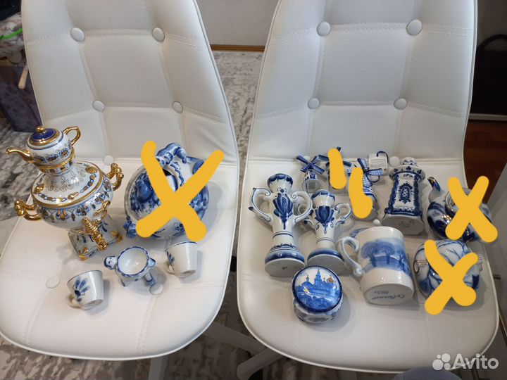 Гжель и роспись под Гжель