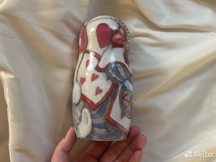 Матрешка - Белый Кролик -алиса в стране чудес