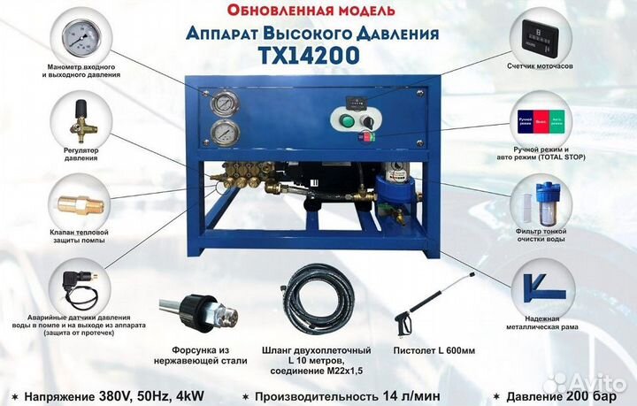 Аппарат высокого давления TX14200