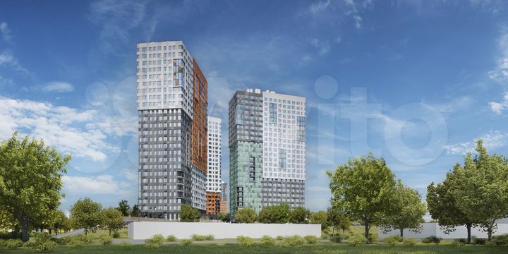 2-к. квартира, 55,4 м², 17/25 эт.
