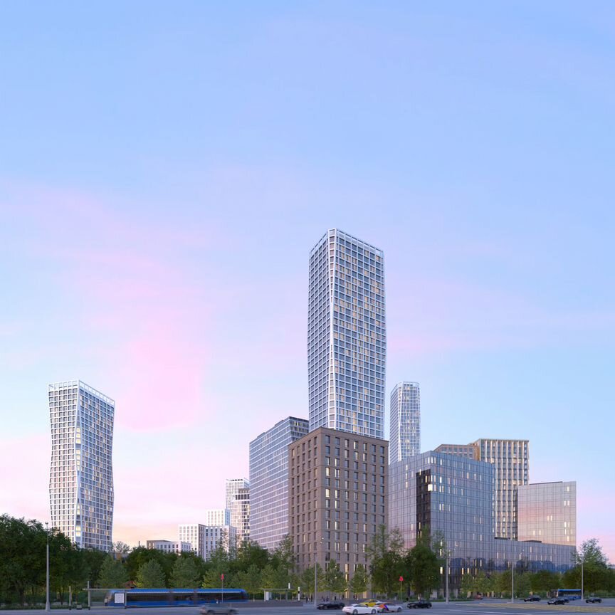 3-к. квартира, 85,4 м², 27/28 эт.