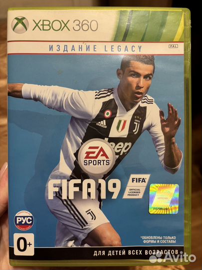 Диск fifa 19 xbox 360