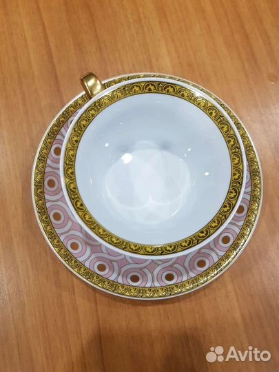 Чашка с блюдцем Versace 220ml