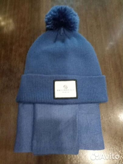 Комплект шапка и шарф для мальчика