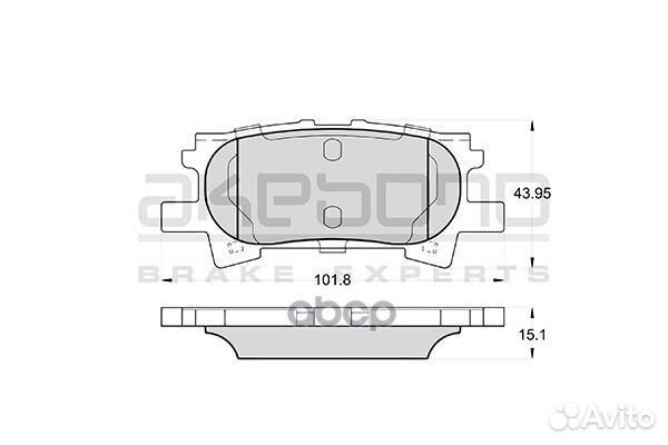 Колодки тормозные дисковые задние подходят для