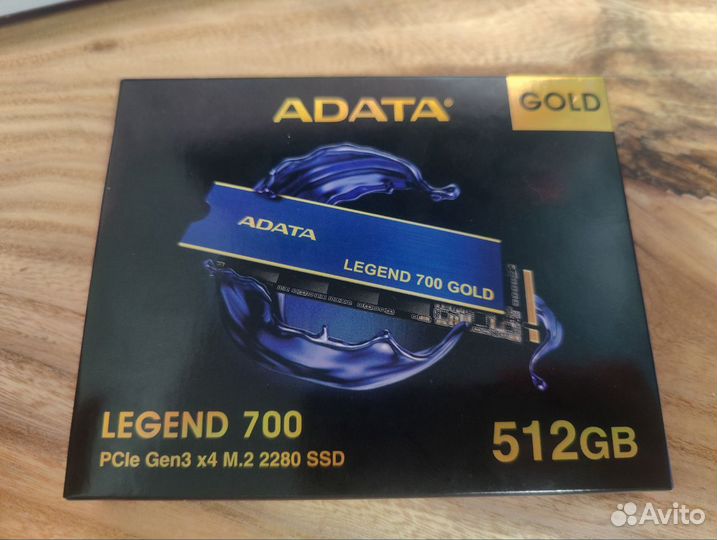 SSD диск adata Legend 700 Gold 512GB, M.2