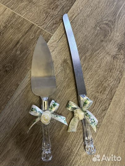 Нож и лопатка для торта