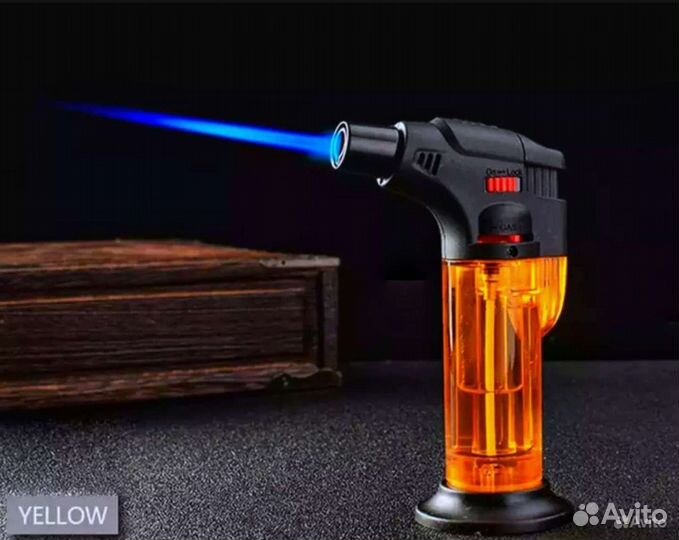 Зажигалка турбо автоген перезаряжаемая новая