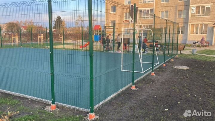 Бесшовное резиновое покрытие под ключ