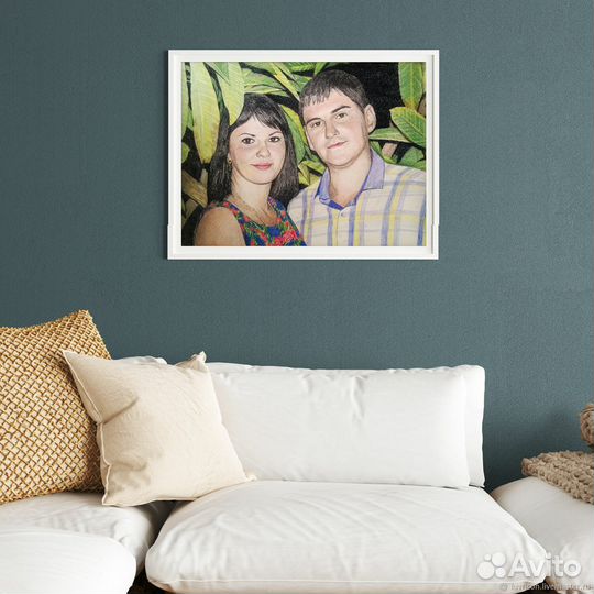 Профессиональный портрет с фото, карандаш, масло