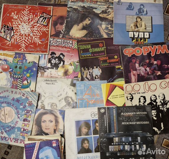 Виниловые пластинки СССР