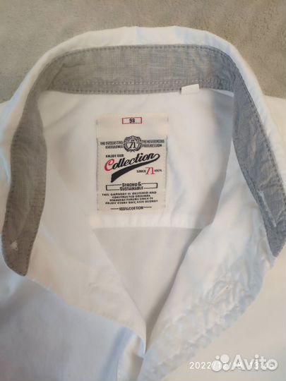 Рубашка белая для мальчика, р.98