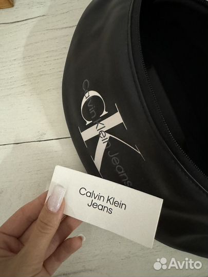 Барсетка кожаная мужская Calvin Klein