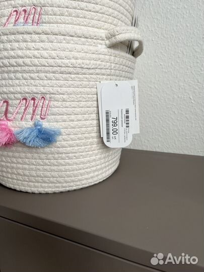 Корзины плетеные новые с бирками