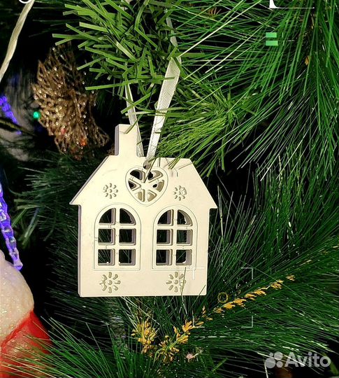 Елочные игрушки из гипса